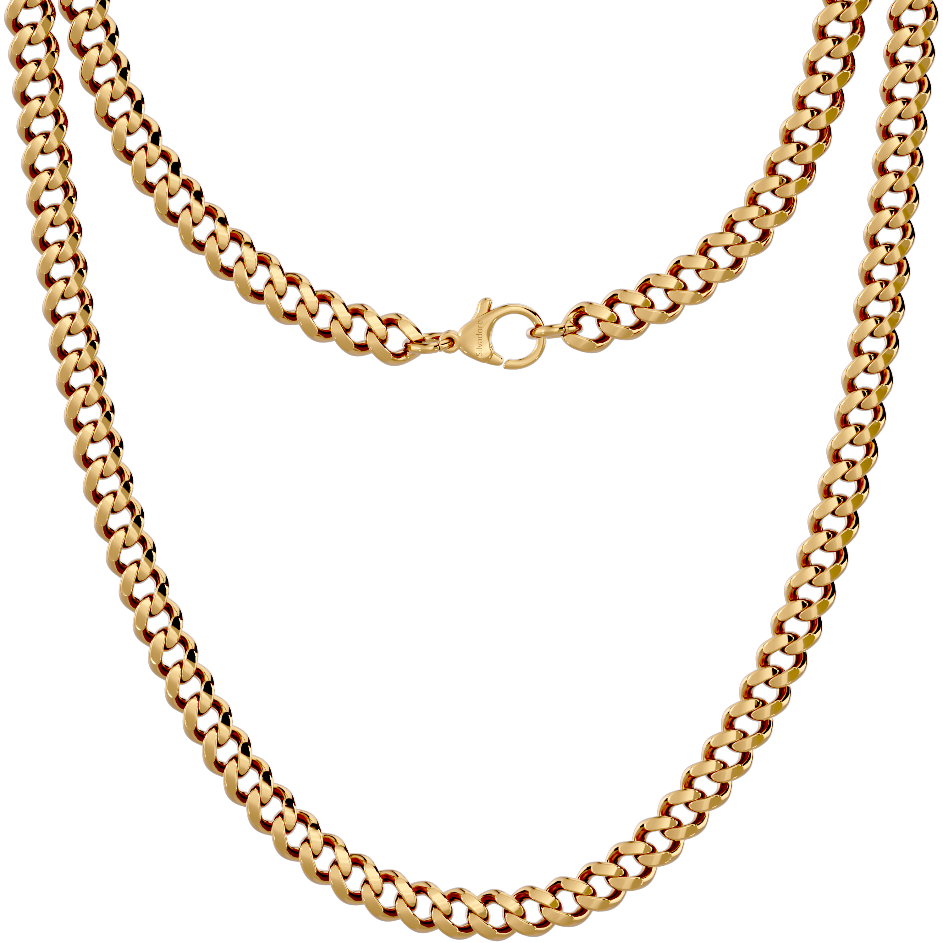 Gold plated 2025 cuban link necklace
