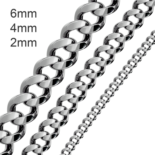 Steel cuban link chain online