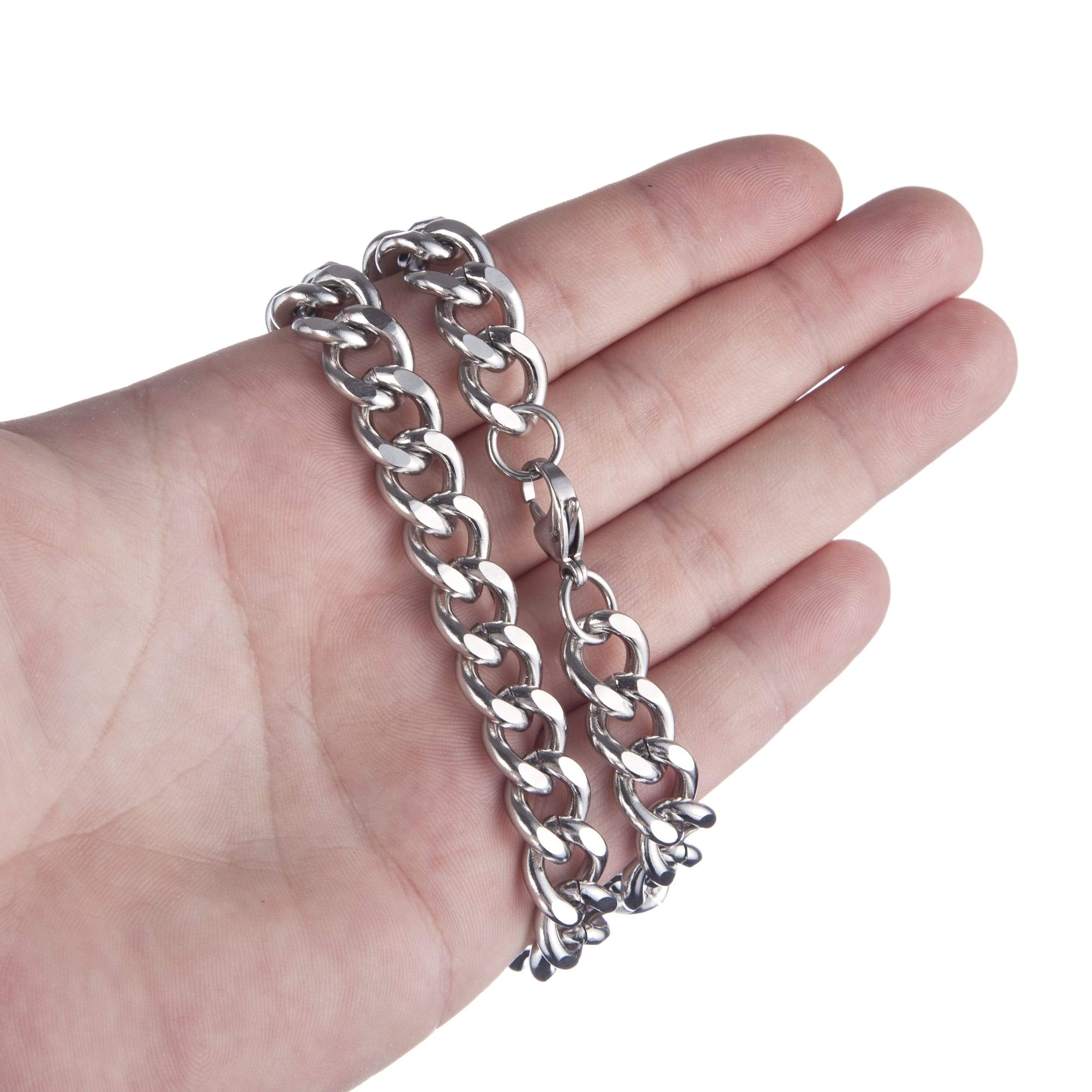 Heavy Duty Mens Stainless Steel Chain Necklace Stainless Steel